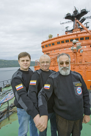 Sergei Khvorostov.
Arctic deep-water expedition into the high latitudes. Crew of deep-diving vehicle “Mir-1”. 
2007