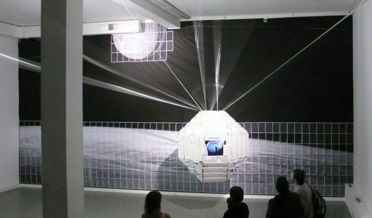 АВС group (Art Business Consulting).
Satellite. 2009.
Mixed technique.
Collection of Multimedia Art Museum, Moscow