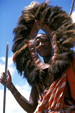 Leonid Kruglov.
Central Africa. Masai. 
1999. 
Color photography, C-print hp DesignJet 5000