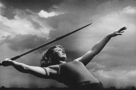 Emmanuil Evzerihin.
Throwing a spear. 
1937