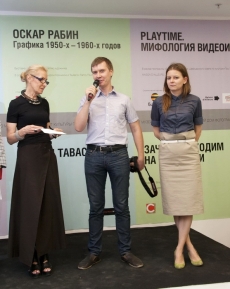 Olga Sviblova, Vladimir Logutov and Ekaterina Inozemtseva