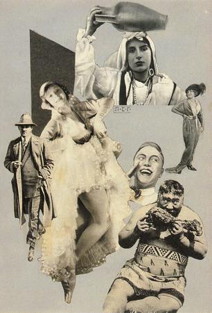 Пётр Галаджев.
Фотоколлаж «Женщина с кувшином». 
1924. 
Галерея Алекса Лахманна (Кёльн)