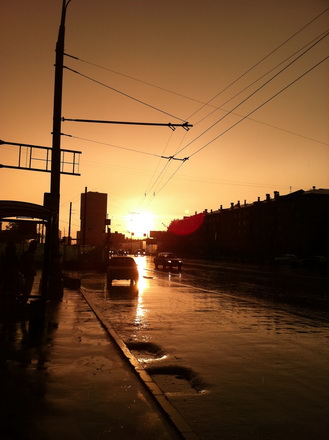 Petr Markov.
Rain. Evening. Thursday.
(Russia, Moscow)