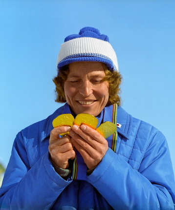 Dmitri Donskoi.
Three-times Olympic champion, Soviet skier Galina Kulakova at the XI Winter Olympics in Sapporo. Japan, 1972.
RIA Novosti archive