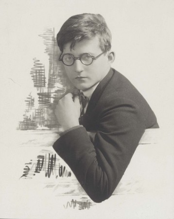 Borovikovsky.
Portrait Dmitry Shostakovich. 
1920s. 
The Russian state archive literature and art