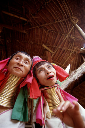 Leonid Kruglov.
Burma. Women-giraffes. 
1999. 
Color photography, C-print hp DesignJet 5000