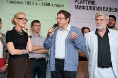 Ольга Свиблова, Александр Лаврентьев и Сергей Бурасовский