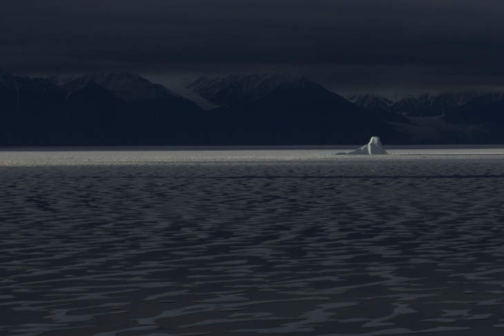Georgy Pinkhassov, Drifting Arctic iceberg. Summer. 2005.