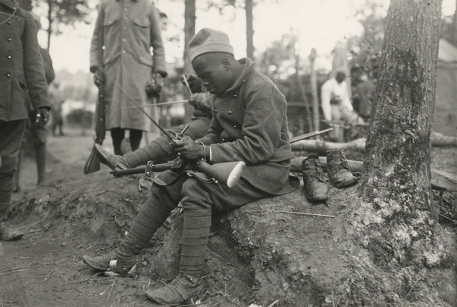 Неизвестный автор.
Сенегалец.
1916.
Частная коллекция, Франция