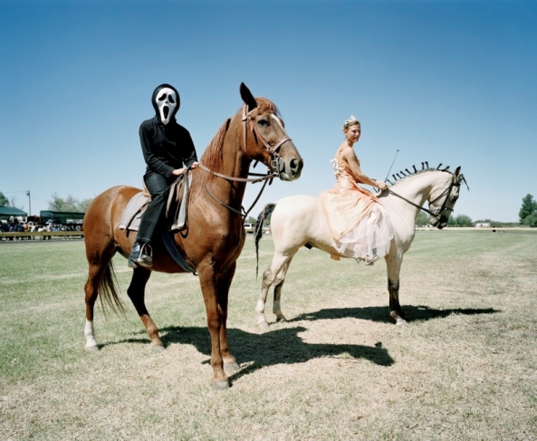 Mikhael Subotzky.
Contestants in the Fancy Dress Competition at the Beaufort West Show, 2006.
Light Jet C print.
Courtesy of Mikhael Subotzky and Goodman Gallery, South Africa