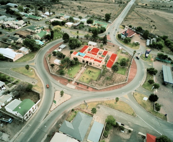 Mikhael Subotzky.
Beaufort West Prison (from the air), 2006.
Light Jet C print.
Courtesy of Mikhael Subotzky and Goodman Gallery, South Africa