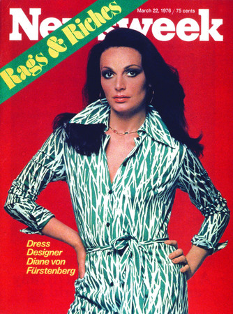 Francesco Scavullo.
Cover of Newsweek.
1976. 
Courtesy Diane von Furstenberg Studio