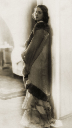 Марк Магидсон.
Актриса Мария Стрелкова. 
1930. 
Частное собрание, Москва