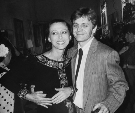 Unknown author.
Maia Plisetskaia and Mikhail Baryshnikov. New-York. 
1988. 
Private collection