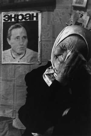 Yuriy Ribchinskiy.
Ophimya Bistrova, leading mother part at “Krasnaya kalian” picture. Vologda region. 
1975
