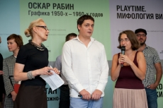 Olga Sviblova, Rostan Tavasiev and Anna Zaitseva