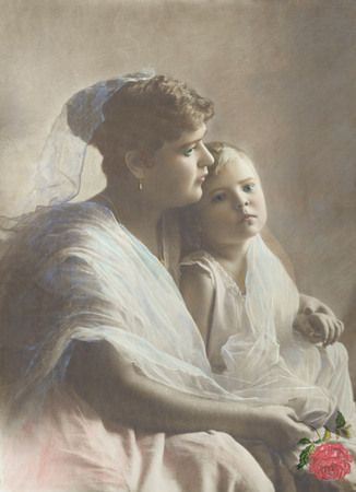 Unknown author.
Mother and child. 
1900s. 
“Moscow House of Photography” Museum