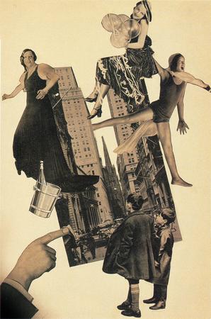 Peter Galadzhev.
Papercollage “High life”, 1920s. 
Alex Lahman gallery (Cologne)