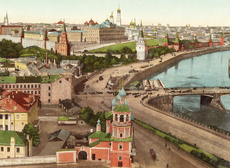 Peter Pavlov.
Moscow. View of Kremlin from Cathedral of Christ the Savior.
1900–1910. 
“Moscow House of Photography” Museum