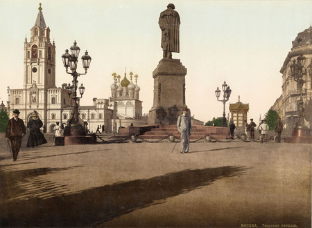 Peter Pavlov.
Moscow. Tverskaya Square. 
1900–1910. 
“Moscow House of Photography” Museum