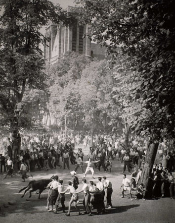 Brassai.
Festivities in Bayonne. 
1935