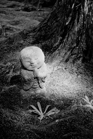 Мартина Франк.
Сэнсэй в храмовом саду, Киото, Япония. 
2008. 
© Martine Franck / Magnum photos
