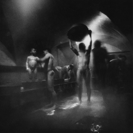 Yuri Polygalov.
Friday – day for men. Triptych. Solovki. 
1980s. 
“Fotosoyuz“ agency.
© Yuri Polygalov