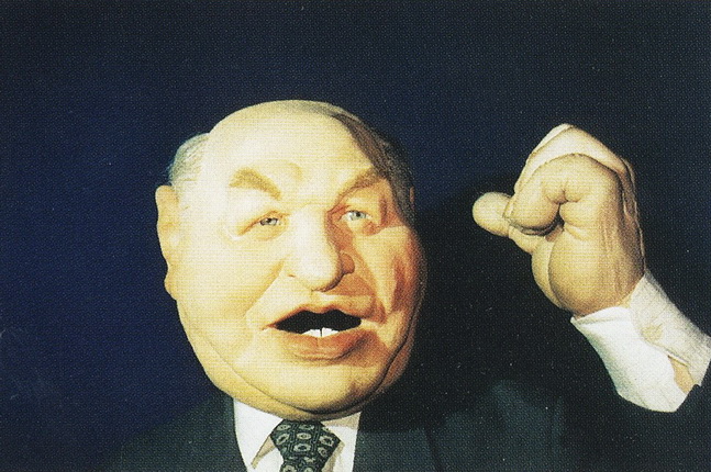 Igor Mukhin. Kukly (Dolls). Yuri Luzhkov. 1998