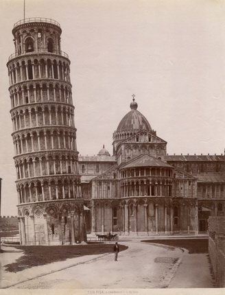 Фотоателье Броджи.
Пизанская башня.
Пиза.
1860-е