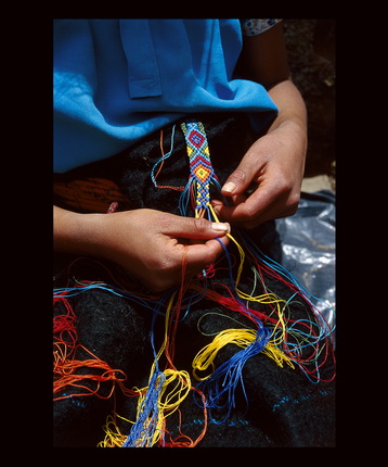 Dolores Dahlhaus.
The skilful hands of a weaver.
Mexico, 2010-2012.
Colour print.
Collection of the Mexican Secretariat of Foreign Affairs