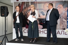 Владимир Мишуков, Ольга Свиблова и Дмитрий Соловьев (Фонд социально-культурных инициатив)