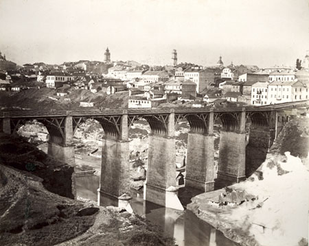 А. Энгель.
Новый Мост. Из серии «Каменец-Подольский». 
1860