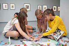 Детские творческие мастерские в рамках выставки «Лучо Фонтана. Ретроспектива»