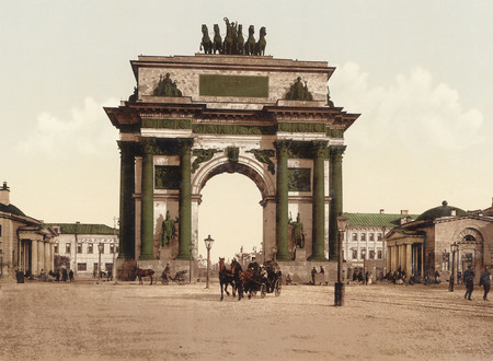 Peter Pavlov.
Moscow. Triumphal Gate. 
1900–1910. 
“Moscow House of Photography” Museum