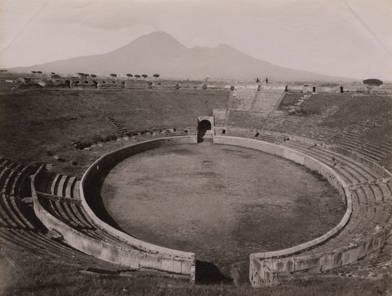 Giorgio Sommer.
Anfiteatro romano (Roman Amphitheater).
Pompeii.
1870