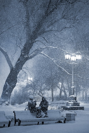 Aleksandr Petrosyan.
La serata invernale. San Pietroburgo.
2006.
Stampa digitale.
Agenzia FOTOSOYUZ