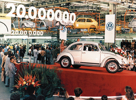 Производство 20-миллионного «Жука». 
1981. 
Архив Volkswagen AG