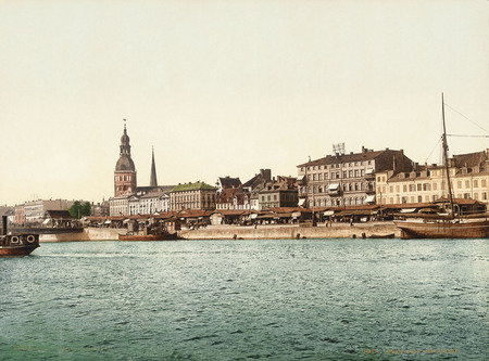 Unknown author.
Riga. General view of the quay. 
1900–1910. 
“Moscow House of Photography” Museum