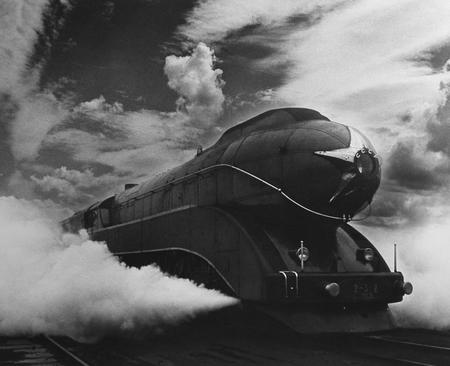 Arkadi Shayhet.
The express train. 
1939
