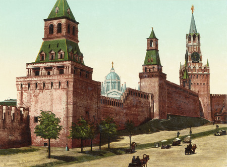 Peter Pavlov.
Moscow. Kremlin walls. 
1900–1910. 
“Moscow House of Photography” Museum
