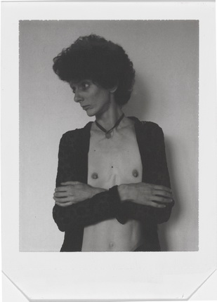 Robert Mapplethorpe.
Untitled (Diane).
ca. 1974, Polaroid Type 55.
4 x 5