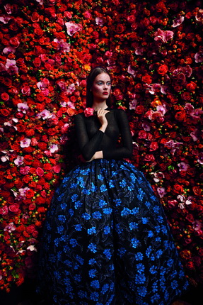 The Dior Garden.
Коллекция от-кутюр, осень-зима 2012.
© Patrick Demarchelier. Courtesy of Dior