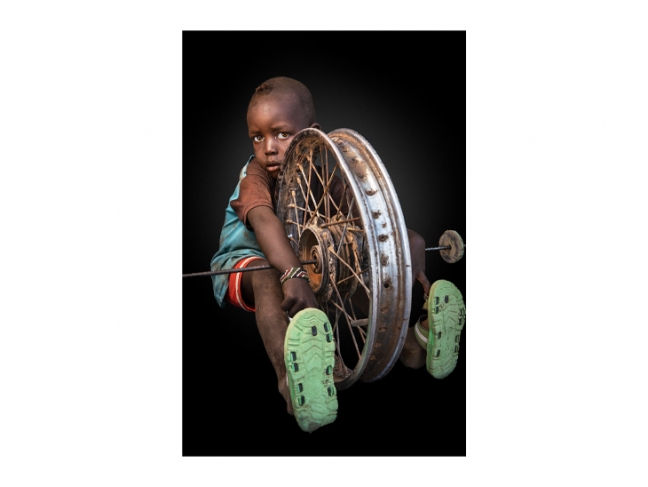 Ольга Мичи. Портрет мальчика. Народ каро. Муруле, Эфиопия. 2018. Собрание МАММ