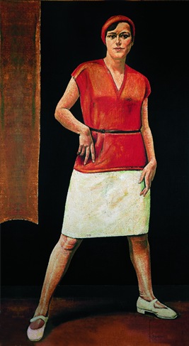 Nikolai Zagrekov.
Female Athlete. 1928.
Oil on canvas.
Nikolai Zagrekov Apartment Museum Collection, Berlin