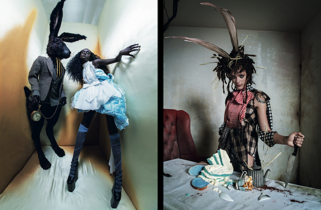ALICE AND THE RABBIT- DUCKIE THOT; THE MARCH HARE - SAHA LANE