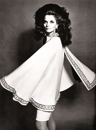 Johnny Moncada, Iris Bianchi wearing Forquet, 'Linea Italiana' autumn - winter 1968-1969 
© Johnny Moncada Archive