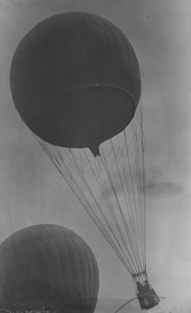 Alexander Rodchenko.
Balloons. Aviation show in Tushino. Moscow. 
1934. 
Private collection