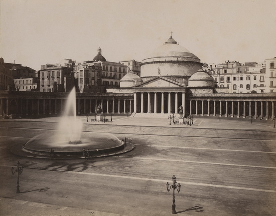 Giorgio Sommer.
Piazza del Plebiscito.
Naples.
1860