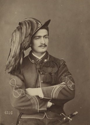 Giorgio Sommer.
Portrait of a bersagliere.
1860s.
Naples
