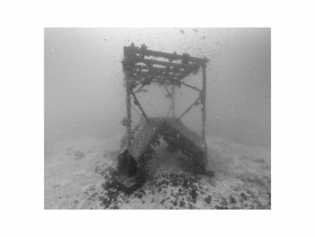 Николя Флок. Искуcственный риф, –19 м. Из серии «Подводные структуры», Хацусима, Япония,
2013. © ADAGP, Paris, 2020